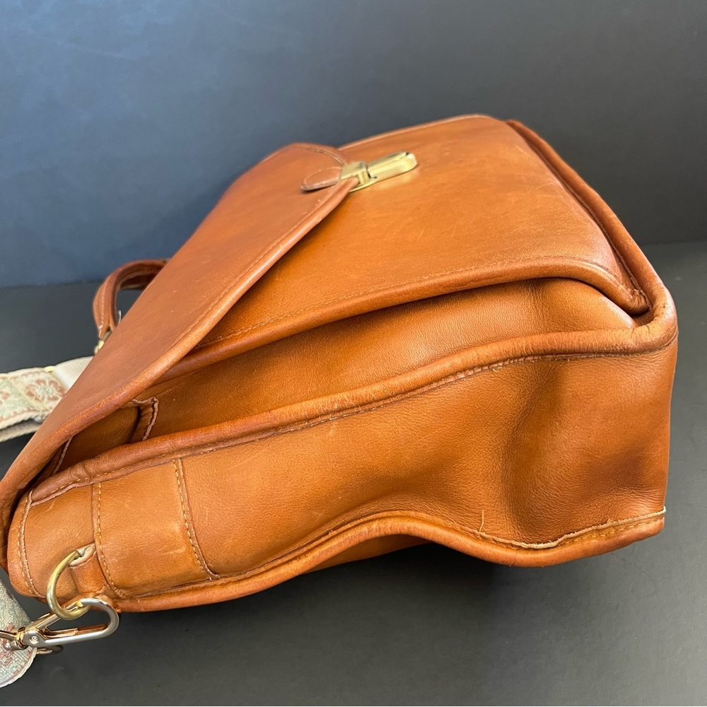 Coach Vintage Morgan Briefcase British Tan Touch-lock Clos… - Picture 7 of 16